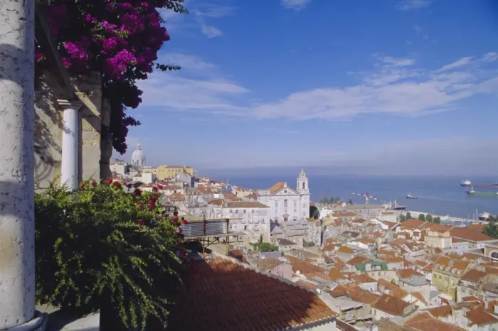Framed Print : Alfama and Rio Tejo (Tagus River) Framed Print : Alfama and Rio Tejo (Tagus River)