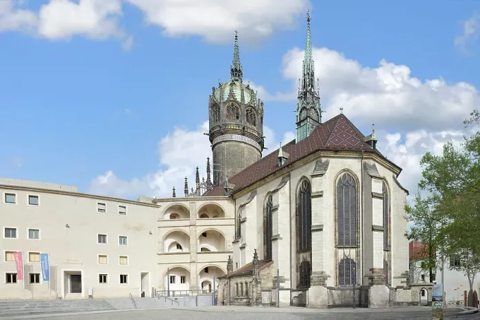 Framed Print : All Saint Church or Castle Church, Luther City Wittenberg, Saxony Anhalt, Germany, Europe Framed Print : All Saint Church or Castle Church, Luther City Wittenberg, Saxony Anhalt, Germany, Europe