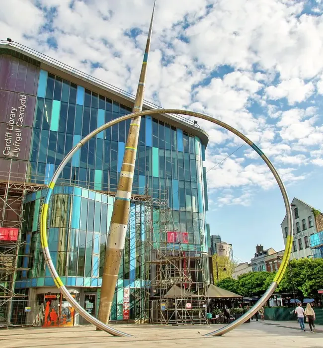 Framed Print : The Alliance sculpture outside Cardiff Library, created by Jean-Bernard Metais and installed in 2009, Cardiff, Wales, United Kingdom, Europe Framed Print : The Alliance sculpture outside Cardiff Library, created by Jean-Bernard Metais and installed in 2009, Cardiff, Wales, United Kingdom, Europe