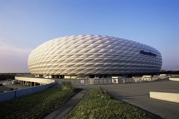 The Allianz Arena football stadium
