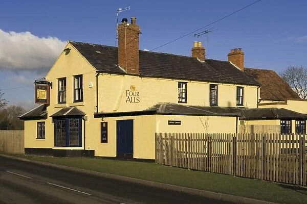 The Four Alls pub, Welford on Avon, Warwickshire, England, United Kingdom, Euorpe