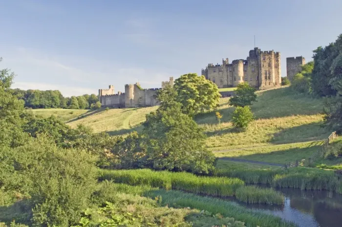 Framed Print : Alnwick Castle, Northumberland, England, United Kingdom, Europe