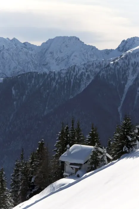 Framed Print : Alps in winter, Peidmont Region, Italy, Europe Framed Print : Alps in winter, Peidmont Region, Italy, Europe