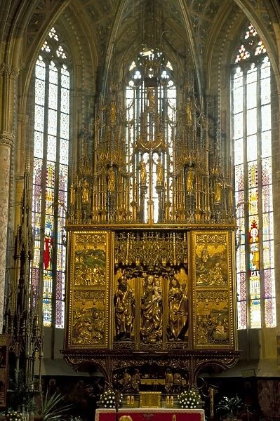 Altar in 14th century church of St