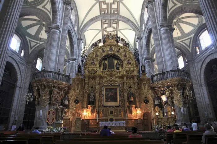 Framed Print : Altar, Metropolitan Cathedral, the largest church in Latin America, Zocalo Framed Print : Altar, Metropolitan Cathedral, the largest church in Latin America, Zocalo