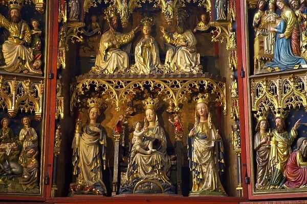 Altarpiece, St. Stephens Cathedral, UNESCO World Heritage Site, Vienna, Austria, Europe