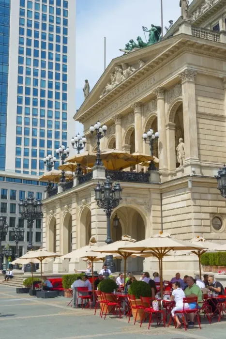 Framed Print : Alte Oper (Old Opera House), Frankfurt am Main, Hesse, Germany, Europe