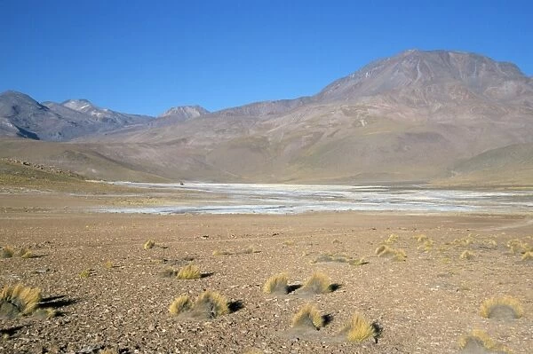 Altiplano and high-level volcanoes, between Caspana and El Tatio, Atacama Desert