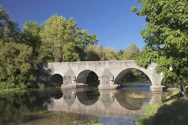 Altmuhl Bridge, Pfunz, Walting, Eichstaett, Altmuhltal, Bavaria, Germany, Europe