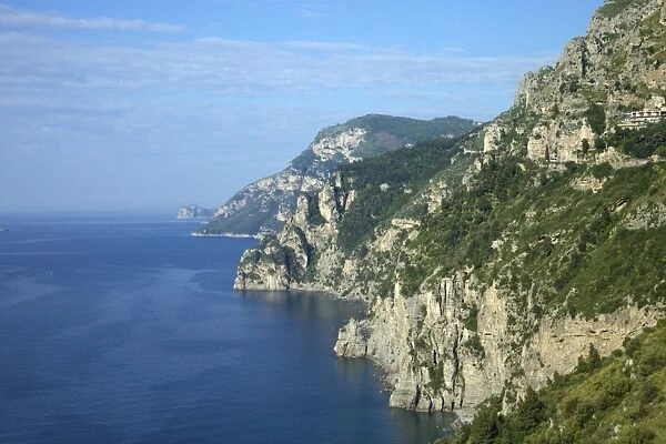Amalfi coast road, UNESCO World Heritage Site, Bay of Naples, Campania, Italy, Europe