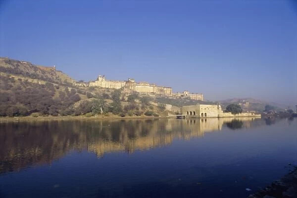 The Amber Palace from Moata Sagar (lake)