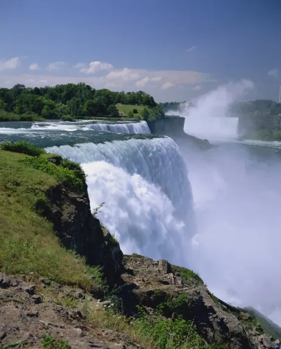 Framed Print : The American Falls at the Niagara Falls Framed Print : The American Falls at the Niagara Falls