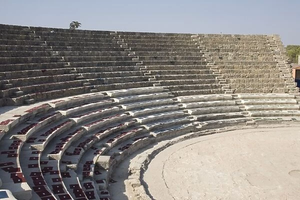 Amphitheatre, archaeological site of Salamis, Salamis, North Cyprus, Europe