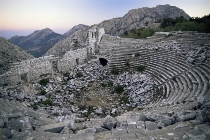 Framed Print : The amphitheatre at Termessos Framed Print : The amphitheatre at Termessos
