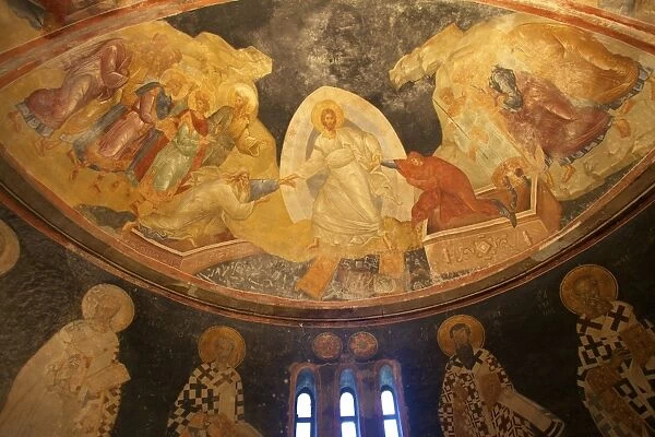 Anastis fresco, interior of Church of St. Saviour in Chora (Kariye Camii), UNESCO World Heritage Site, Istanbul, Turkey, Turkey, Europe