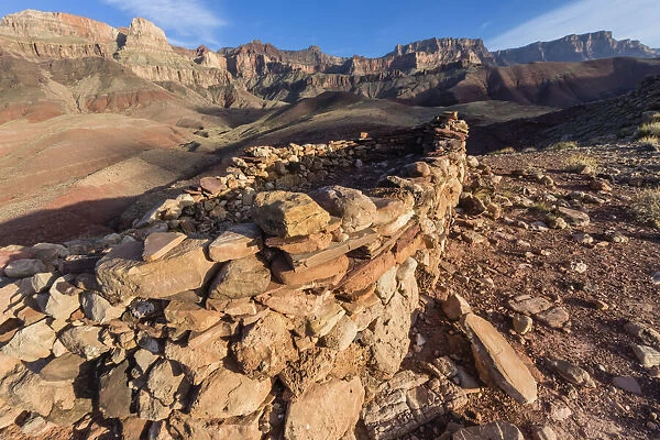 Ancestral Puebloan ruin at Desert View on the Colorado River, Grand Canyon National Park