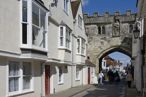 Ancient city gate, Salisbury, Wiltshire, England, United Kingdom, Europe