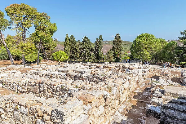 Ancient city of Knossos, Iraklion, Crete, Greek Islands, Greece, Europe