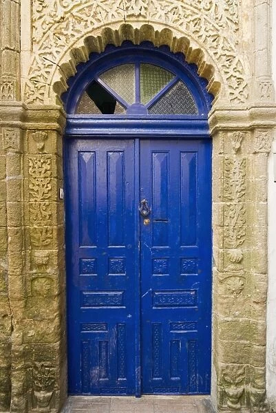 Ancient door, Old City, UNESCO World Heritage Site, Essaouira, Morocco