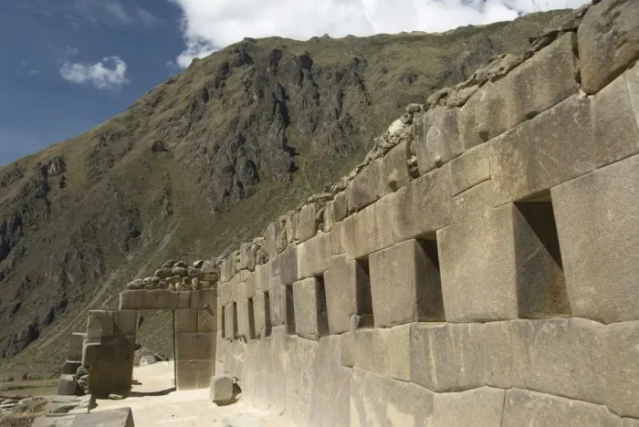 Framed Print : Ancient doorway to enter the top of the Inca ruins of Ollantaytambo, The Sacred Valley Framed Print : Ancient doorway to enter the top of the Inca ruins of Ollantaytambo, The Sacred Valley