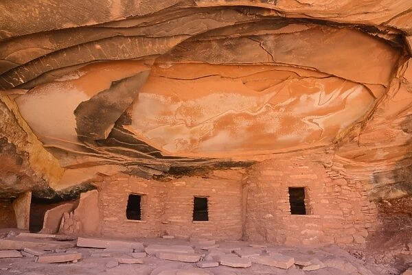 Ancient Indian Granaries, Road Canyon, Cedar Mesa, Utah, United States of America, North America