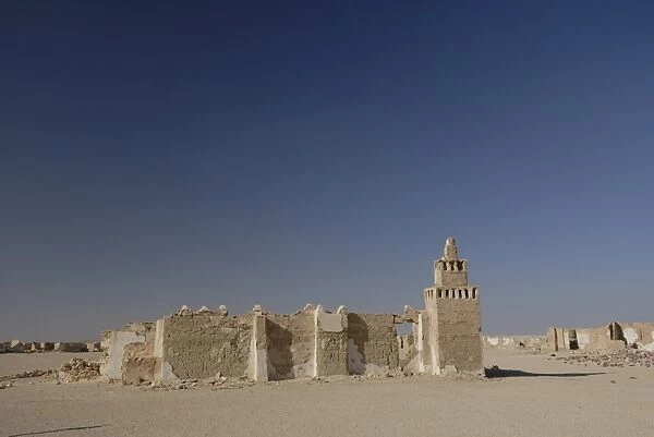 Ancient mosque, Oasis of Siwa, Egypt, North Africa, Africa