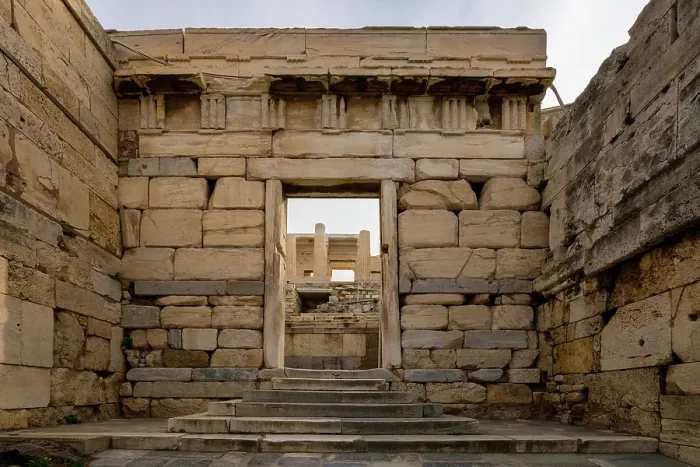 Framed Print : Ancient Propylaea building entrance, The Acropolis, UNESCO, Athens, Greece Framed Print : Ancient Propylaea building entrance, The Acropolis, UNESCO, Athens, Greece
