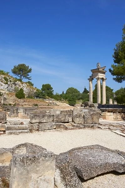 Ancient Roman site of Glanum, St. Remy de Provence, Les Alpilles, Bouches du Rhone