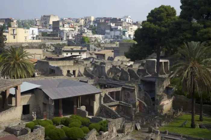 Framed Print : Ancient ruined Roman city of Herculaneum, UNESCO World Heritage Site, Campania Framed Print : Ancient ruined Roman city of Herculaneum, UNESCO World Heritage Site, Campania