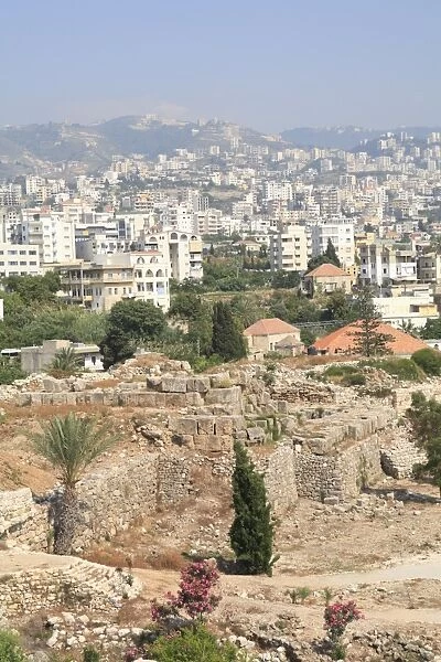 Ancient ruins, Byblos, UNESCO World Heritage Site, Jbail, Lebanon, Middle East