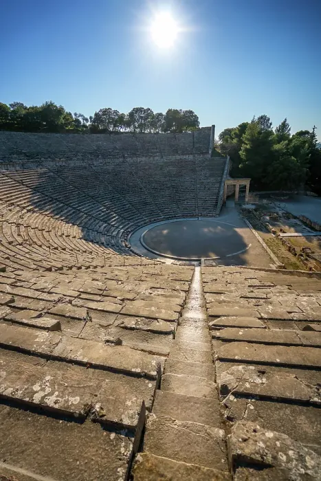 Framed Print : Ancient theatre at the Asclepieion of Epidaurus, UNESCO, Peloponnese, Greece Framed Print : Ancient theatre at the Asclepieion of Epidaurus, UNESCO, Peloponnese, Greece