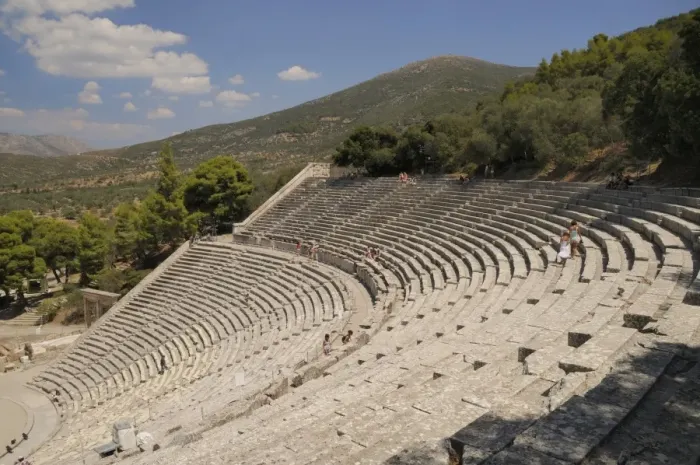 Framed Print : Ancient theatre of Epidaurus (Epidavros), Argolis, Peloponnese, Greece, Europe Framed Print : Ancient theatre of Epidaurus (Epidavros), Argolis, Peloponnese, Greece, Europe