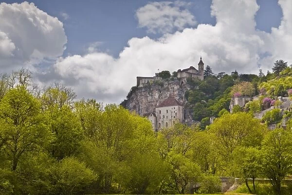 The ancient village of Rocamadour, a pilgrimage destination, in the Lot area, France, Europe