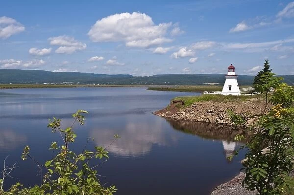 Anderson Hallow Lighthouse in Riverside-Albert, New Brunswick, Canada, North America
