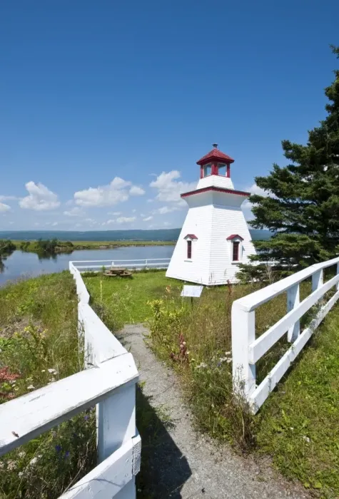 Framed Print : Anderson Hallow Lighthouse in Riverside-Albert, New Brunswick, Canada, North America Framed Print : Anderson Hallow Lighthouse in Riverside-Albert, New Brunswick, Canada, North America