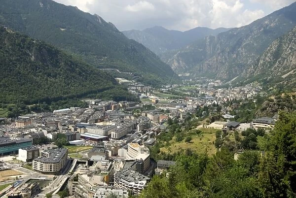 Andorra la Vella, capital city of Andorra state