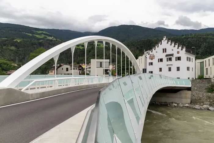 Framed Print : Andreas Hofer bridge over the River Rienz, Brixen, Sudtirol (South Tyrol) (Province of Bolzano), Italy, Europe Framed Print : Andreas Hofer bridge over the River Rienz, Brixen, Sudtirol (South Tyrol) (Province of Bolzano), Italy, Europe