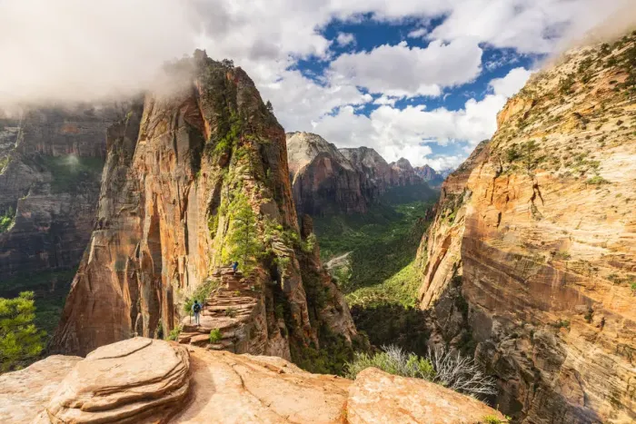 Framed Print : Angels Landing, Zion National Park, Utah, United States of America, North America Framed Print : Angels Landing, Zion National Park, Utah, United States of America, North America