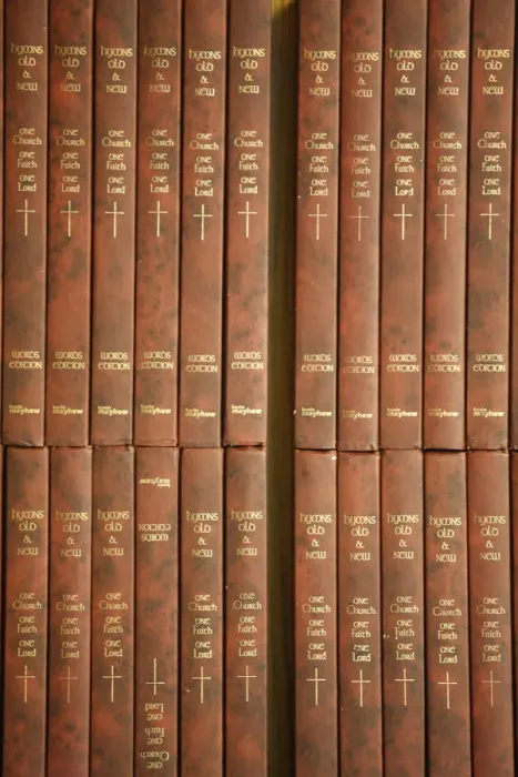 Framed Print : Anglican hymn books, London, England, United Kingdom, Europe