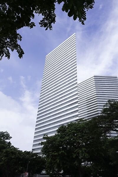 The angular designed Gateway Building in Singapore, Southeast Asia, Asia