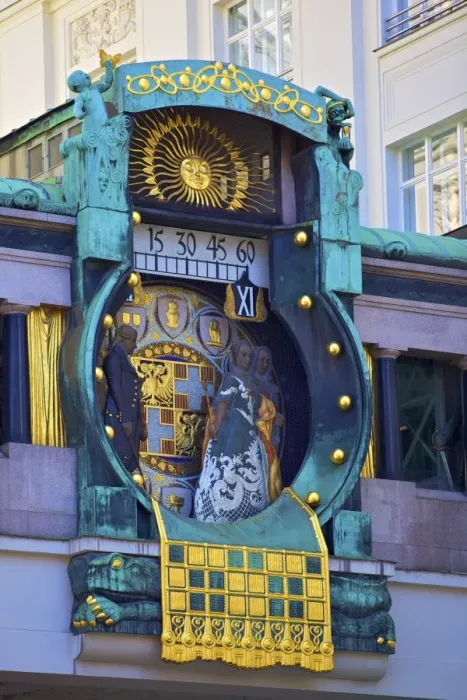Framed Print : Anker Clock, Vienna, Austria, Europe Framed Print : Anker Clock, Vienna, Austria, Europe