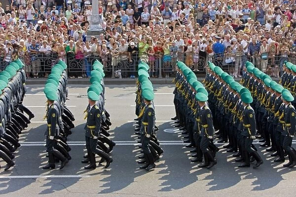 Annual Independence Day parade along Khreshchatyk Street and Maidan Nezalezhnosti