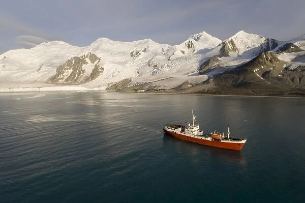 Antarctic Dream ship, False Bay, Livingston Island, South Shetland Islands
