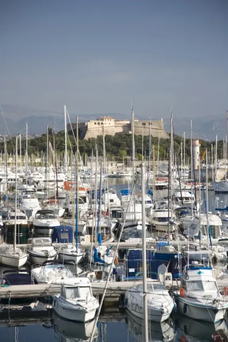 Framed Print : Antibes harbour and Fort Carre, Antibes, Alpes Maritimes, Provence, Cote d Azur Framed Print : Antibes harbour and Fort Carre, Antibes, Alpes Maritimes, Provence, Cote d Azur
