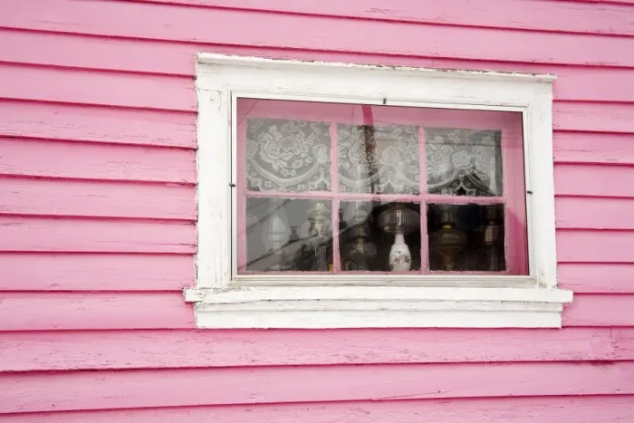 Framed Print : Antique store window Framed Print : Antique store window