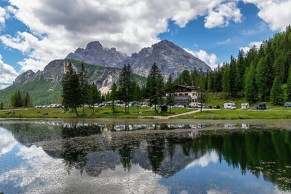 Antorno Lake, Belluno Dolomites, Auronzo di Cadore, Belluno District, Veneto, Italy, Europe