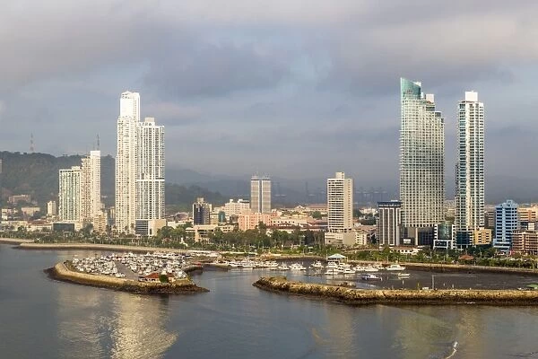 Apartment towers, Panama City, Panama, Central America