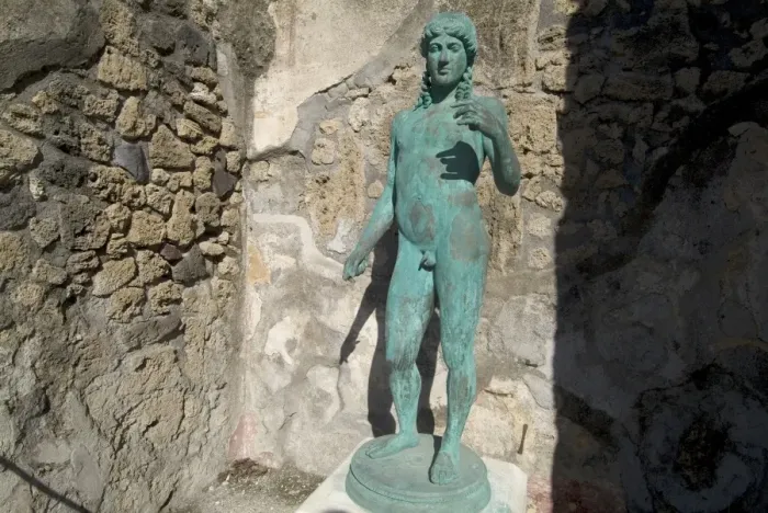 Framed Print : Apollo at the ruins of Pompeii Framed Print : Apollo at the ruins of Pompeii