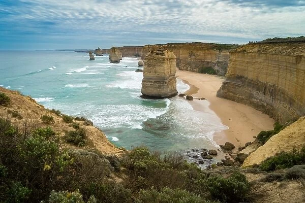 The Twelve Apostles geological formation a couple hours from Melbourne, Victoria