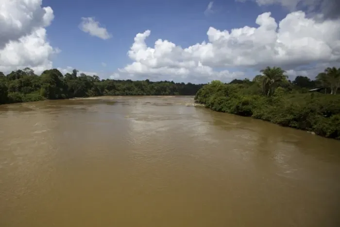 Framed Print : The Approuague River, French Guiana, South America Framed Print : The Approuague River, French Guiana, South America